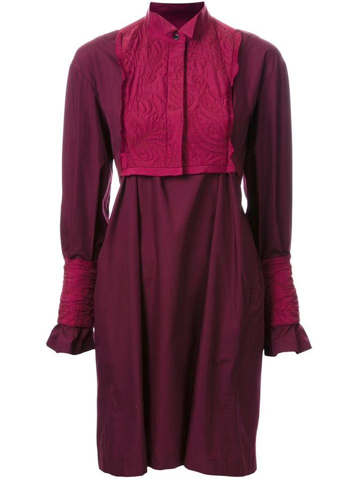 Sacai Embroidered Yoke Dress