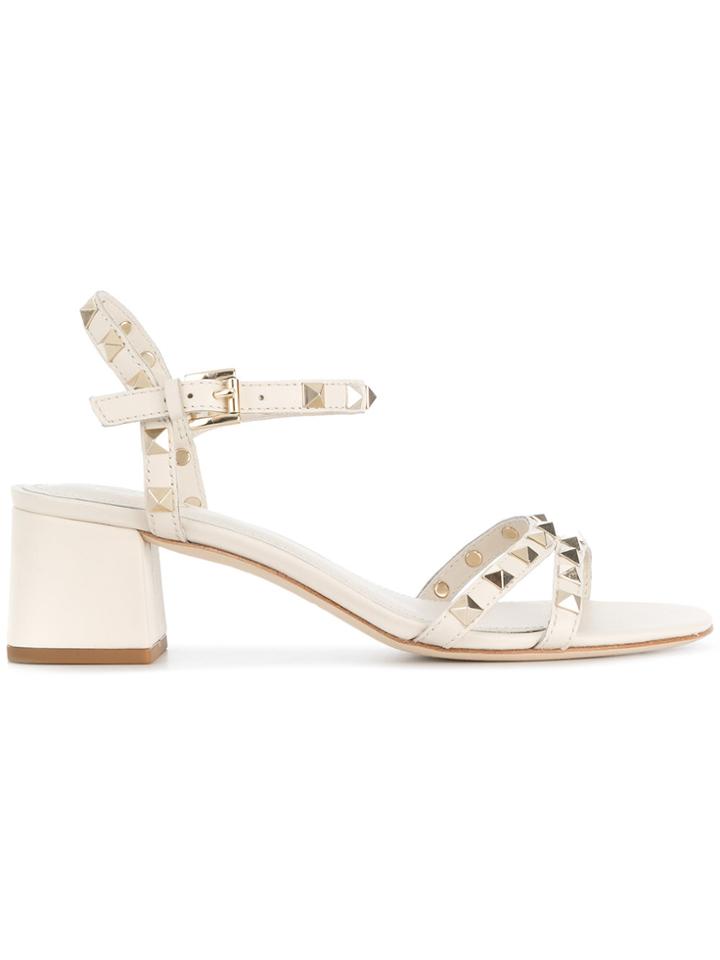 Ash Studded Sandals - White