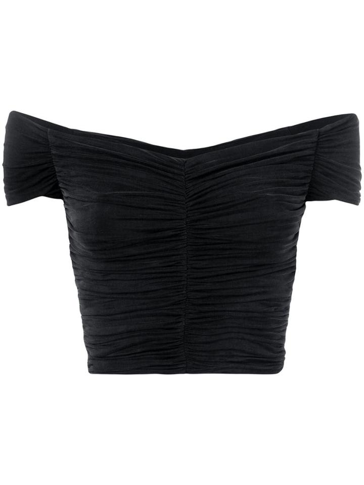 Pinko Ruched Top - Black