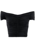 Pinko Ruched Top - Black