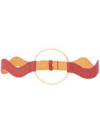 Roksanda - Wavy Belt - Women - Leather - 90, Red, Leather