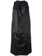Rick Owens - 'la Brea' Dress - Women - Cotton/leather - 38, Black, Cotton/leather