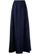 Delpozo - Pleated Skirt - Women - Acetate/viscose - 38, Blue, Acetate/viscose