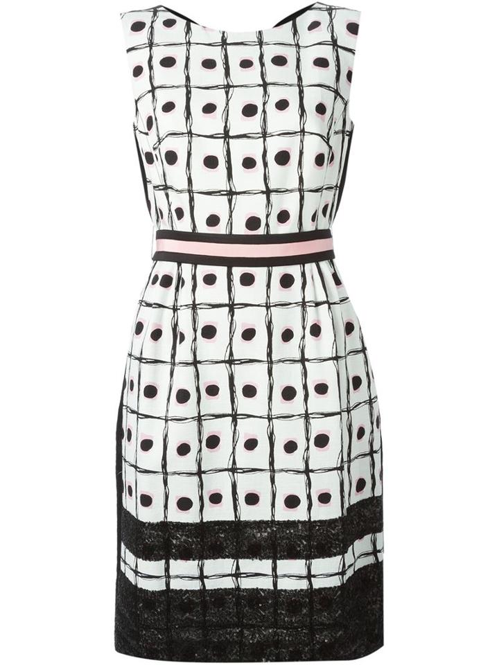 Antonio Marras Checked Dots Sequinned Dress