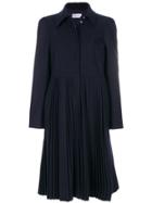 Red Valentino Pleated Coat - Blue