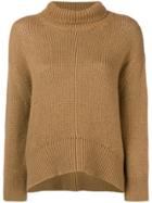 Ermanno Scervino Turtleneck Sweater - Brown