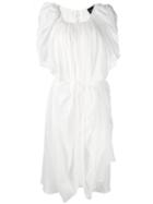 Erika Cavallini - Asymmetric Dress - Women - Cotton - M, White, Cotton