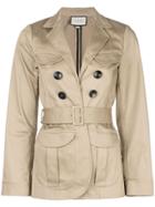Alexis Elka Belted Blazer - Brown
