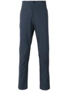 Hannes Roether - Straight Cut Trousers - Men - Cotton/spandex/elastane - L, Blue, Cotton/spandex/elastane