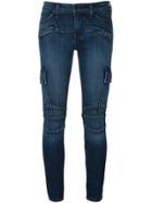 Hudson 'colby' Biker Style Skinny Jeans - Blue
