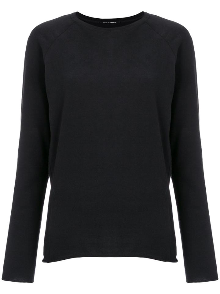 Album Di Famiglia Crew Neck Sweater - Black