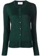 Snobby Sheep Crew Neck Cardigan - Green
