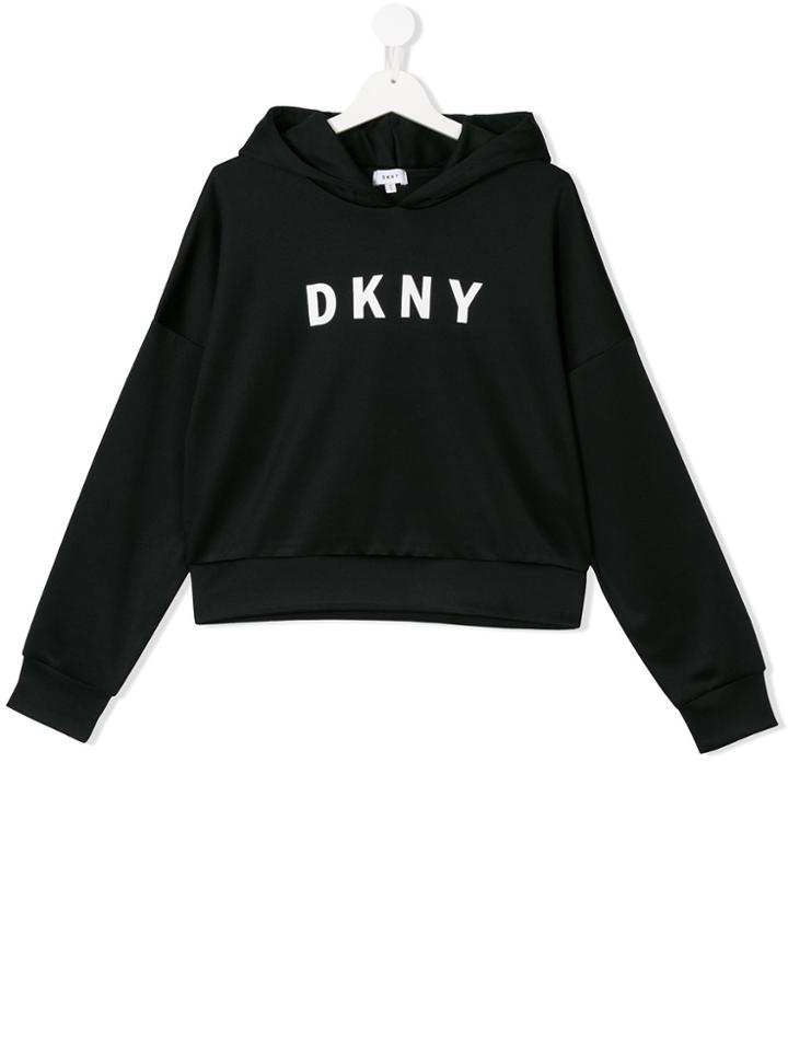 Dkny Kids Logo Hoodie - Black