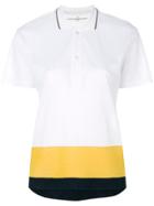Golden Goose Deluxe Brand Colour Block Polo Shirt - White