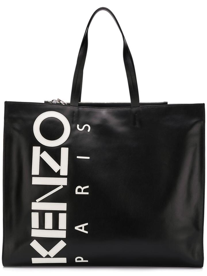 Kenzo Large Logo Tote - Black