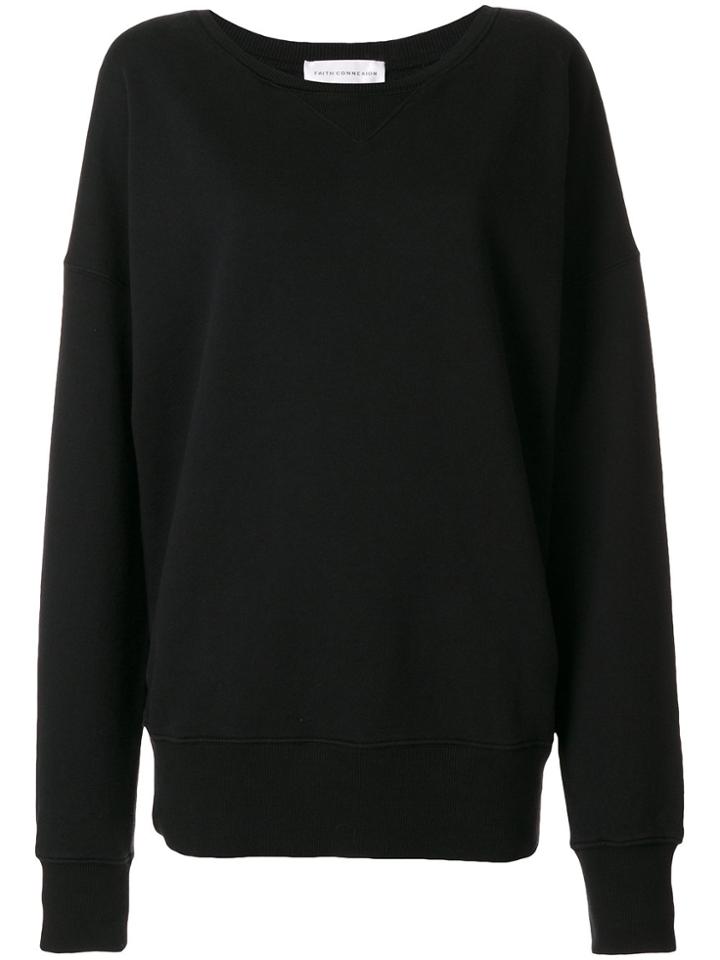 Faith Connexion Loose Fit Sweatshirt - Black