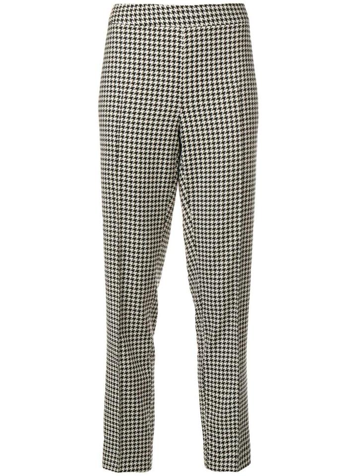 Moschino Vintage 2000's Pied De Poule Trousers - Black
