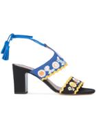 Tabitha Simmons Thais Spain Sandals - Blue