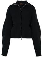 Nehera Zip Up Knit Cardigan - Black