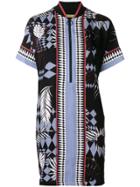 Versace Jeans Couture Colour-block Shift Dress - Black