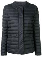 Save The Duck Logo Patch Padded Jacket - Black