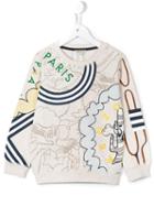 Kenzo Kids Cactus Sweatshirt, Boy's, Size: 6 Yrs, Nude/neutrals