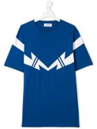 Neil Barrett Kids Lightning Bolt T-shirt - Blue