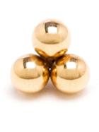 Yvonne Leon 18kt Gold Trilogie Stud Earring
