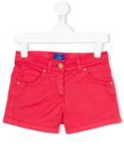 Fay Kids - Denim-style Shorts - Kids - Cotton/spandex/elastane - 10 Yrs, Red
