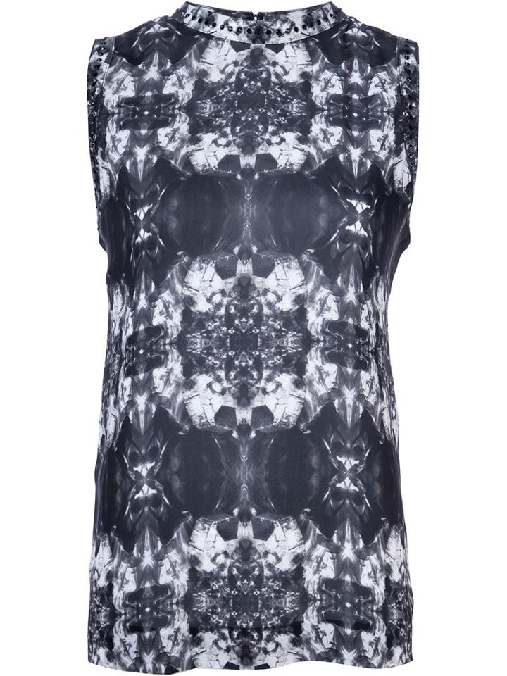 Thomas Wylde Abstract Print Tank Top