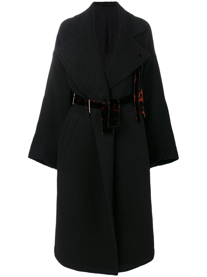 Damir Doma Belted Coat - Black