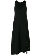Neil Barrett Asymmetric Laced Dress - Black