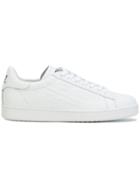 Ea7 Emporio Armani Logo Embossed Sneakers - White