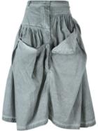 Rundholz Button Detail Ruffled Skirt