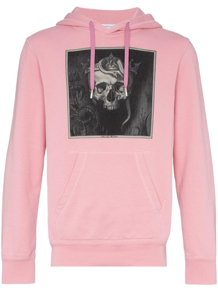 Alexander Mcqueen Amcq Skull Print Hd Pnk - Pink & Purple
