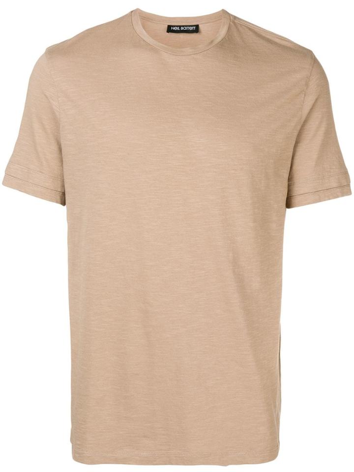 Neil Barrett Crew Neck T-shirt - Neutrals