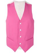 Lc23 - Classic Waistcoat - Men - Cotton - 50, Pink/purple, Cotton