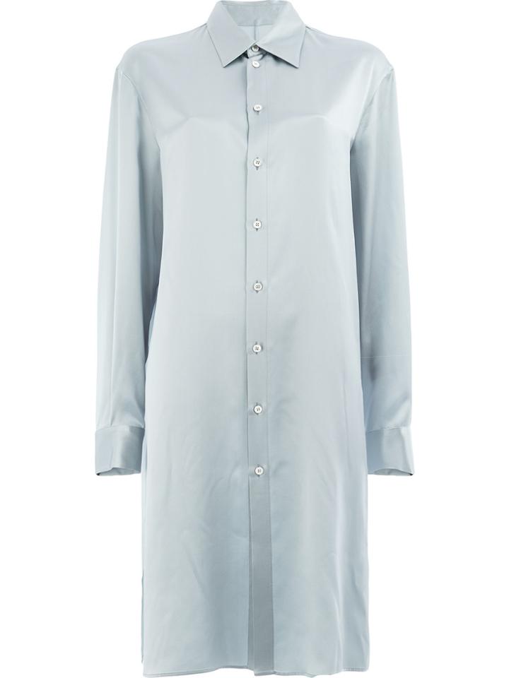 Maison Margiela Long Collared Shirt - Grey