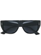 Dior Eyewear Front Logo Rounded Sunglasses - Black
