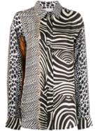 Pierre-louis Mascia Animal Print Shirt - Black