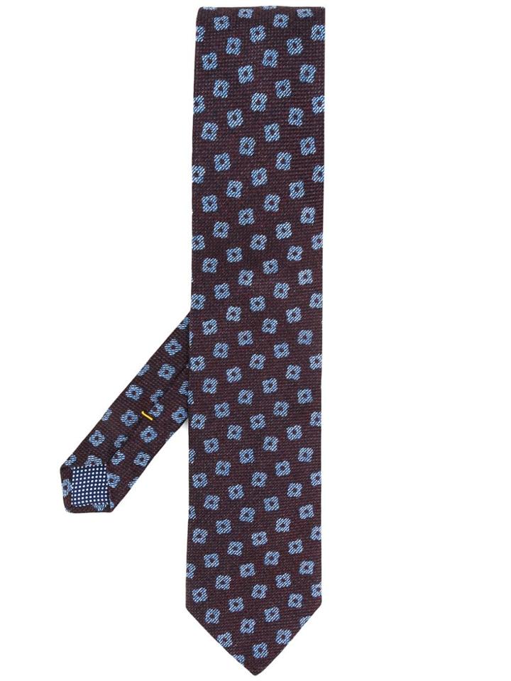 Eton All-over Print Tie - Blue