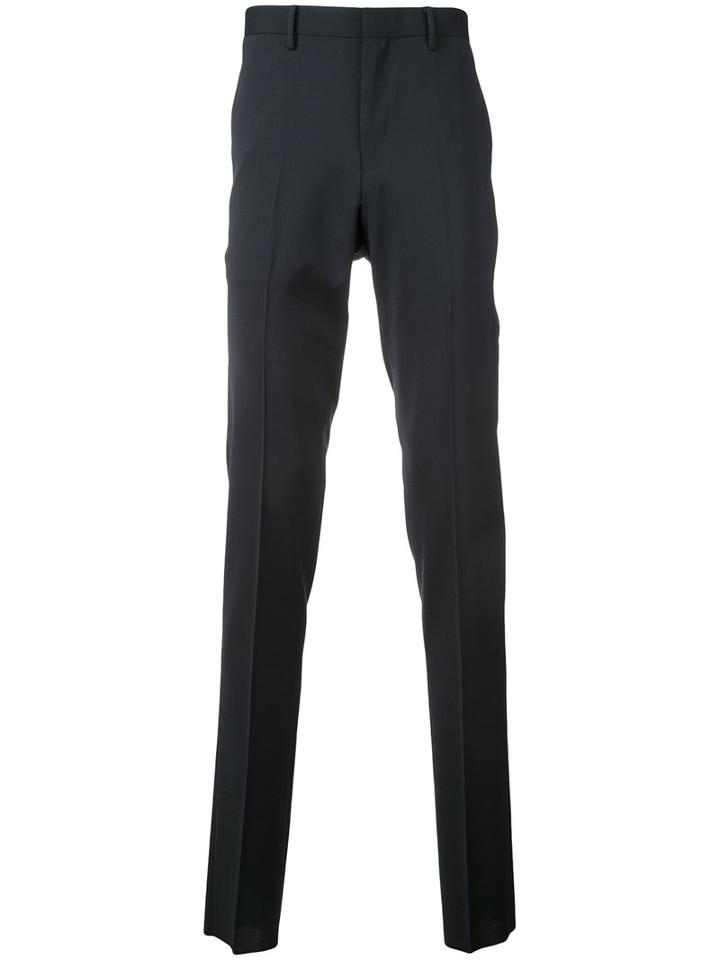 Estnation - Suit Trousers - Men - Polyester/polyurethane/wool - 48, Black, Polyester/polyurethane/wool