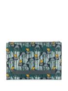 Furla Elk Print Clutch - Blue