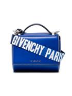 Givenchy Blue Mini Pandora Leather Shoulder Bag