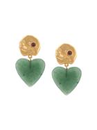 Lizzie Fortunato Jewels Venice Heart Shaped Earrings - Gold