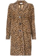 Beau Souci Roc Leopard Coat - Brown