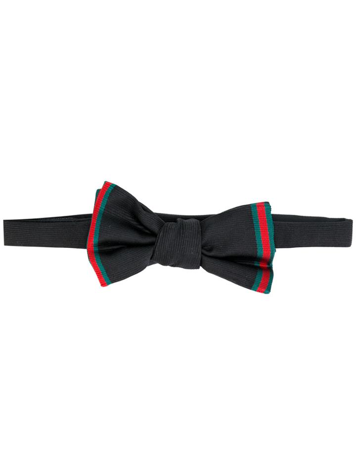 Gucci Faille Bow Tie - Black