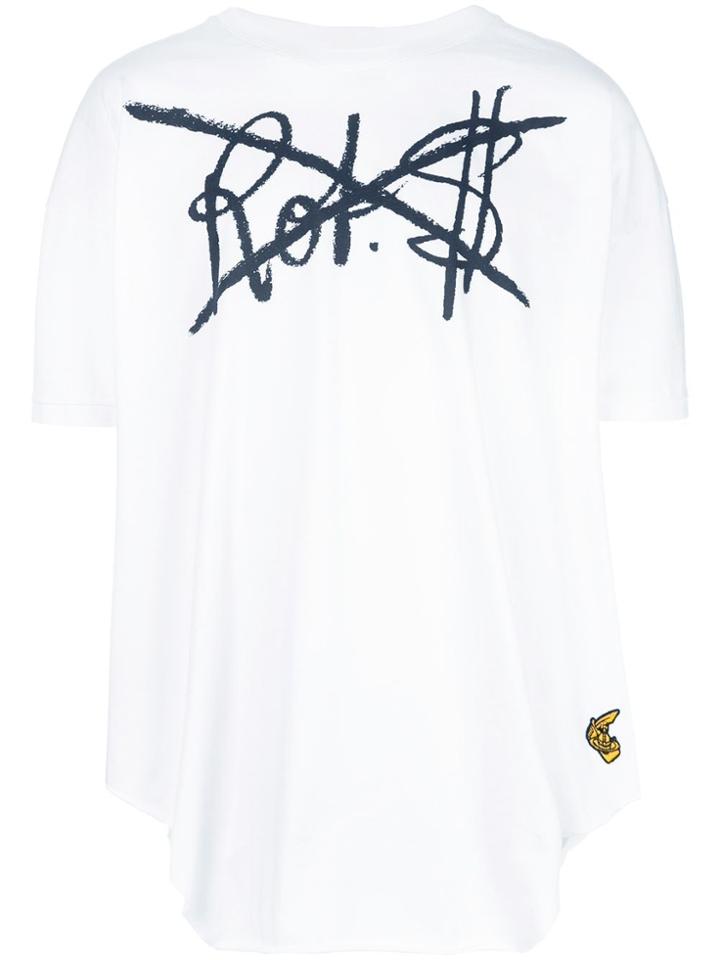 Vivienne Westwood Anglomania Oversized Logo T-shirt - White