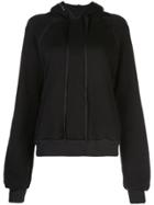 Unravel Project Ripped Neck Hoodie - Black