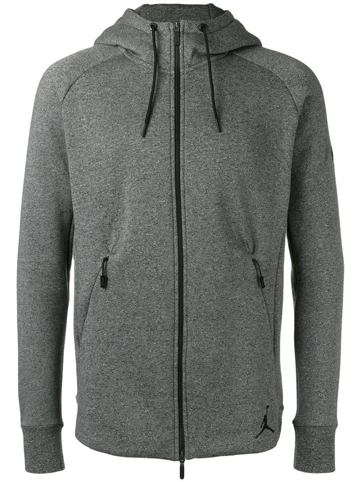 Nike - Jordan Zipped Hoodie - Men - Cotton/polyester - L, Grey, Cotton/polyester